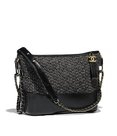 chanel tweed gabrielle bag